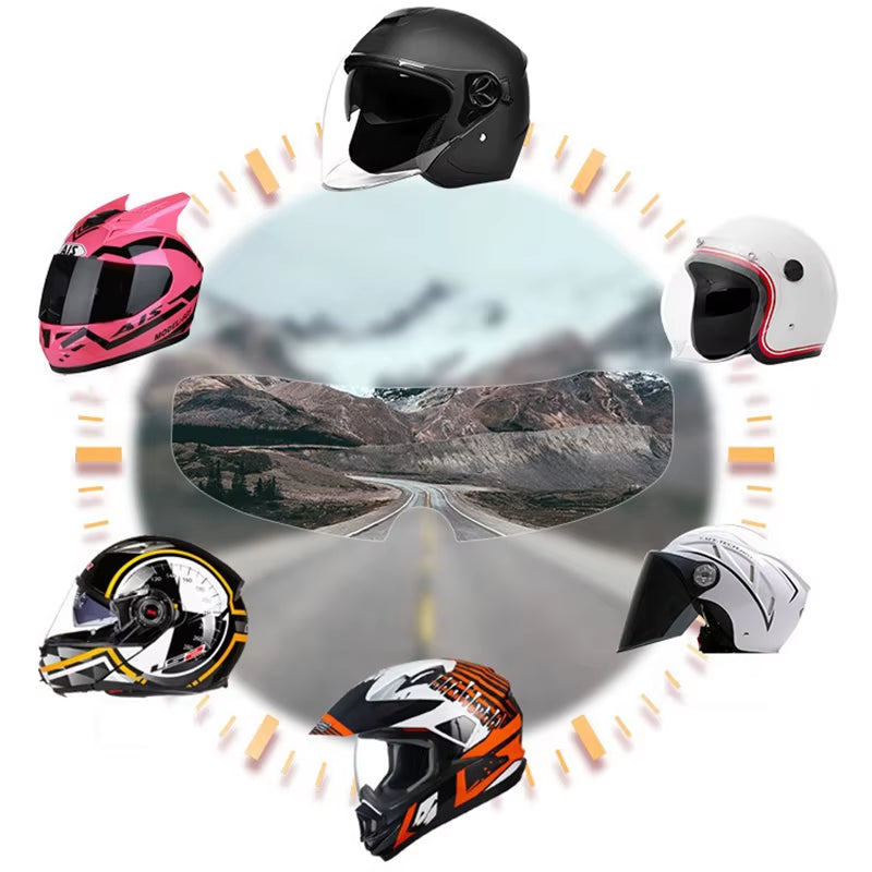 Motorcycle Electric Bicycle Helmet Universal Anti-Fog Film Rainproof Headwear Visor Helmet Membrane Waterproof Anti-Fog Goggles