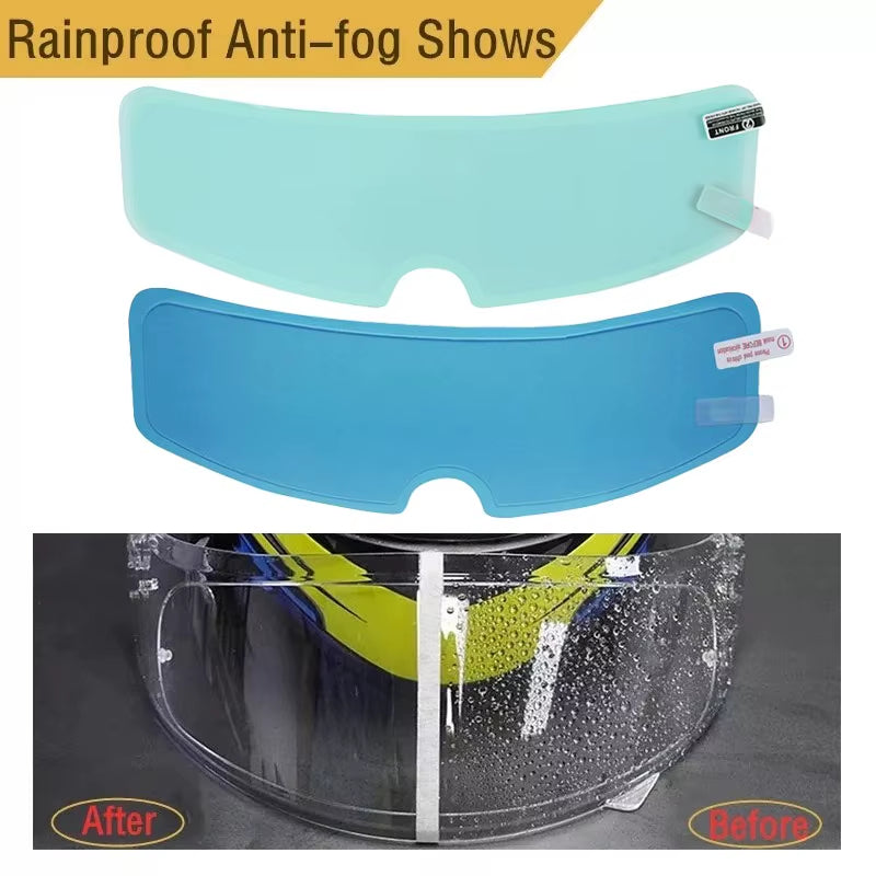 Motorcycle Electric Bicycle Helmet Universal Anti-Fog Film Rainproof Headwear Visor Helmet Membrane Waterproof Anti-Fog Goggles